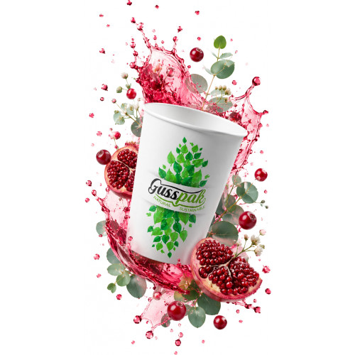 Gusspak 6oz (180ml) White Paper Coffee Cups (1000 Pack) | Single Wall Disposable Takeaway Cups for Cafes & Catering