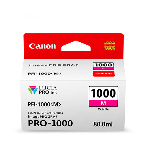 Canon PFI1000 Original Magenta Ink Cartridge