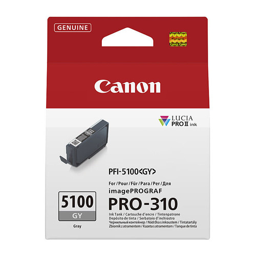 Canon PFI5100 Original Grey Ink Cartridge