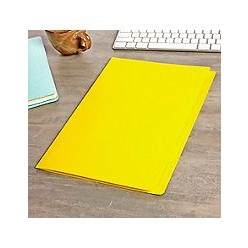 AVERY COLOURED MANILLA FOLDERS Foolscap Yellow (Each)