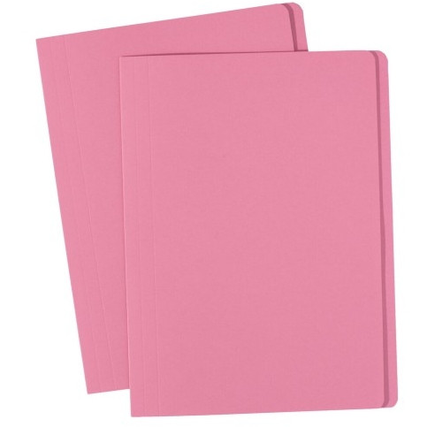 AVERY COLOURED MANILLA FOLDERS A4 PINK, Each