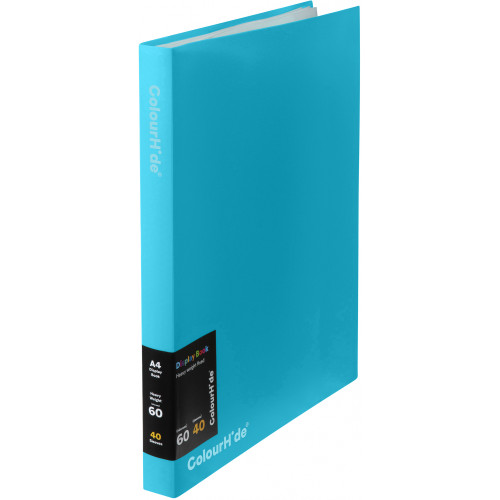 COLOURHIDE® DISPLAY BOOK FIXED 40 SHEET Sky Blue