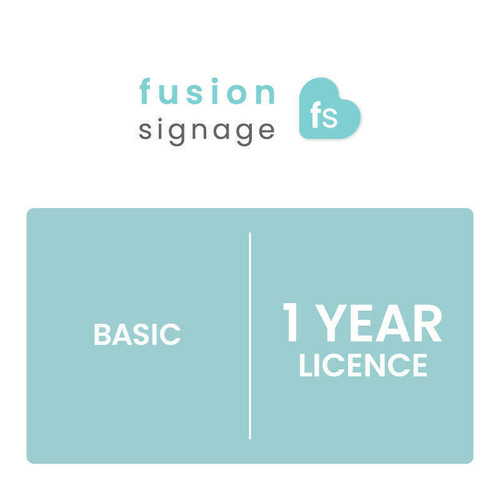 Fusion Signage Basic 1 Year Licence
