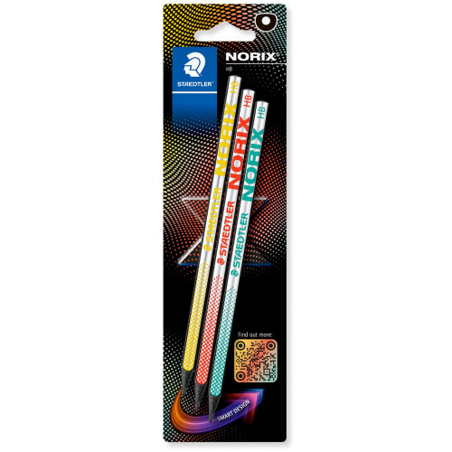 Staedtler 181 Norix Graphite Pencil - HB, Pack of 3