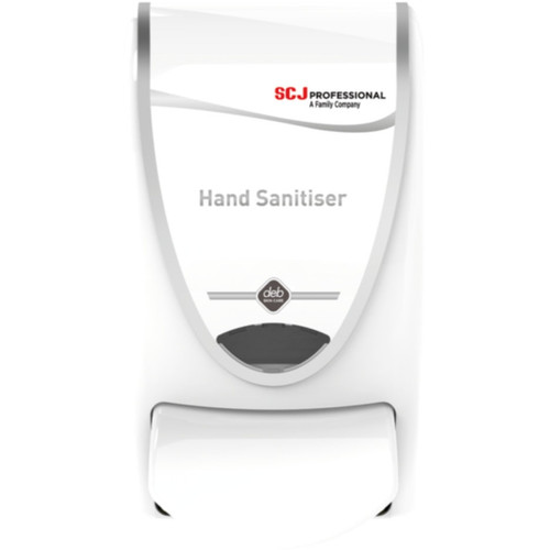 DEB Hand Sanitiser 1L Dispenser - Chrome/White, Each