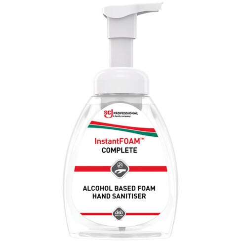 InstantFOAM COMPLETE Alcohol Based Sanitiser Pump Bottle 250ml, Each