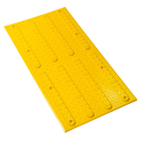 Tactile indicators -  Fibreglass Directional 300mm x 600mm Yellow