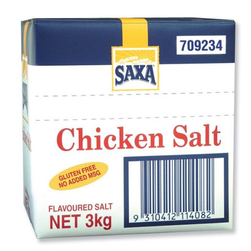 Saxa Chicken Salt Gluten Free 3Kg***Short Expiry: 19-Jul-2026***