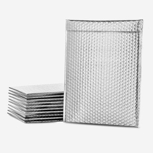 EnviroTherm Thermal Liner Bubble Wrap Mailer Bags 200 x 200mm + 50mm Flap & Tape, Carton of 250