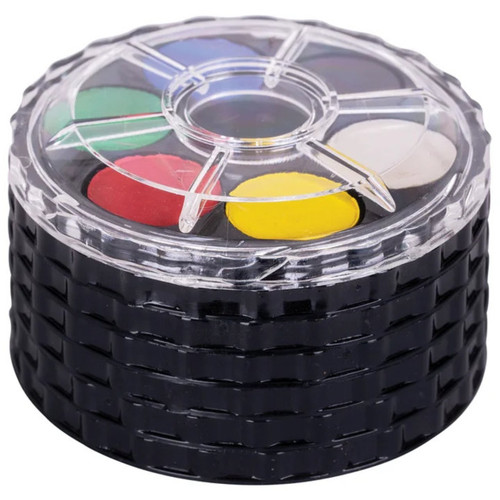 Zart Watercolour Paint Discs, Pack of 36 Colours (6 Discs)