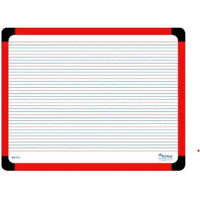 Writer Premium QLD Year 1 Student Whiteboard, double sided magnetic, 1 side QLD Year 1 ruled