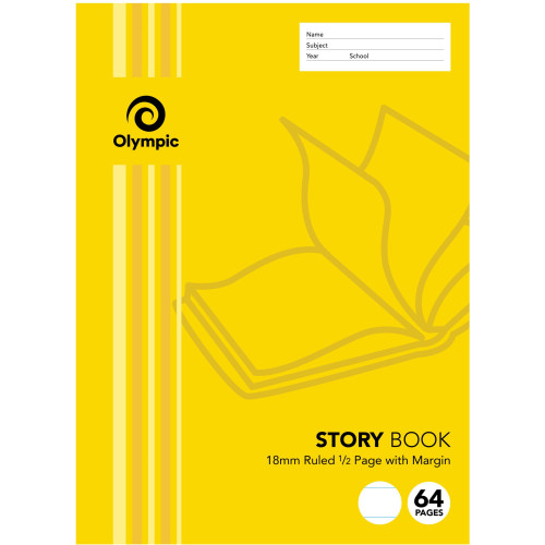 Olympic Storybook 18mm Ruled 64 page 100gsm (Equiv. Planet)