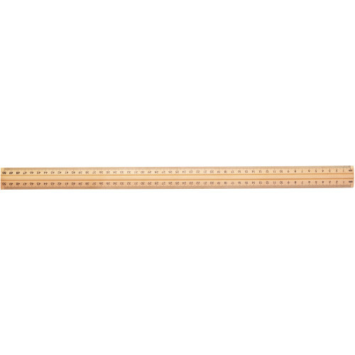 POLISHED METAL EDGE RULER 50cm Ruler
