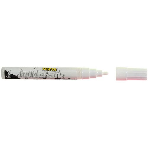 TEXTA LIQUID CHALK MARKER Wet Wipe Bullet 4.5mm Nib Whte