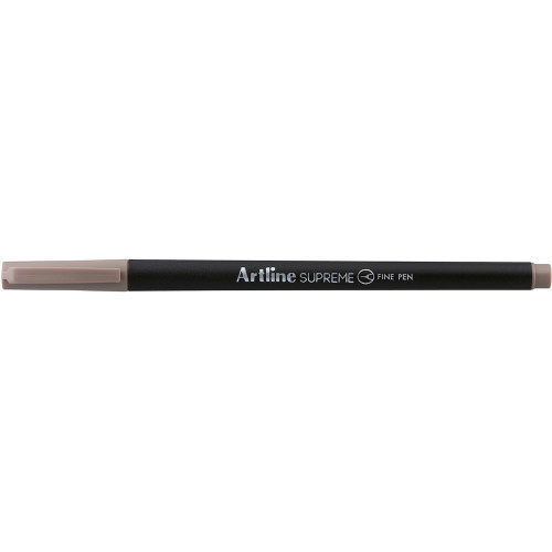 ARTLINE SUPREME FINELINER PENS 0.4mm Pastel Brown Pack of 12