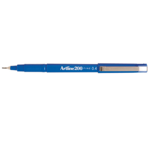 ARTLINE 200 FINELINE PENS 0.4mm Blue