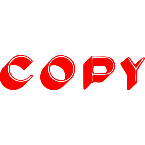 XSTAMPER - 1 COLOUR - TITLES A-C 1336 Copy Red