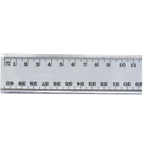 MARBIG CLEAR PLASTIC RULERS 40cm