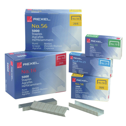 REXEL STAPLES 24/6 No.16, Bx5000