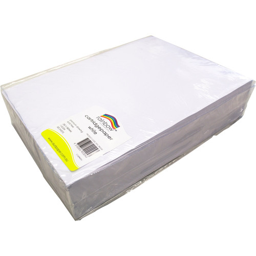 RAINBOW CARTRIDGE PAPER 110GSM 280x380mm White (Pack of 500)