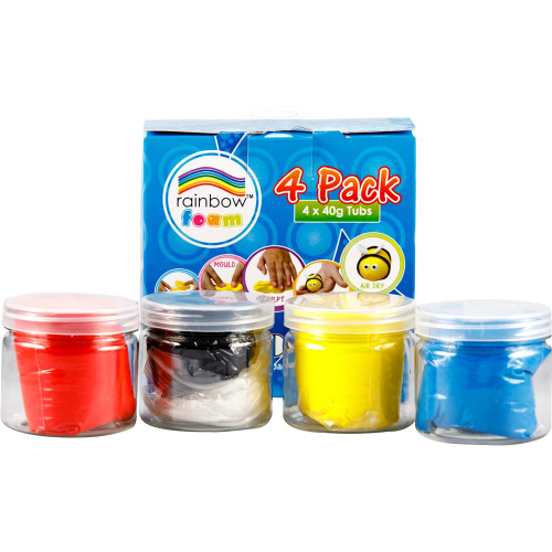 RAINBOW FOAM 40gm Jar Assorted Colours