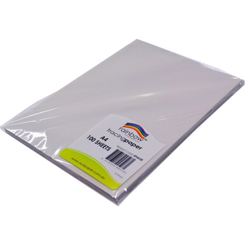 RAINBOW A4 TRACING PAPER 100 Sheets Pack 90gsm