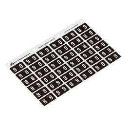 AVERY NUMERIC '9' SIDE TAB COLOUR CODING LABELS 25 x 38 mm, 180/Pack