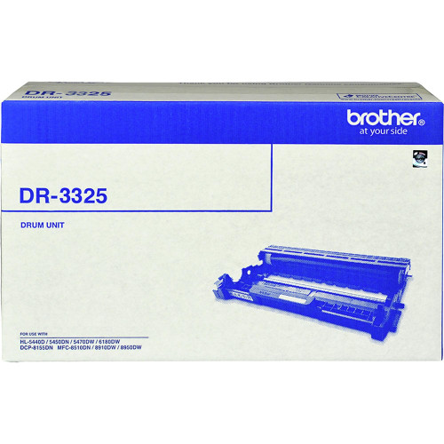 BROTHER DR-3325 ORIGINAL DRUM UNIT 30K Suits HL-5440D / 5450D / 5470DW / 6180DW