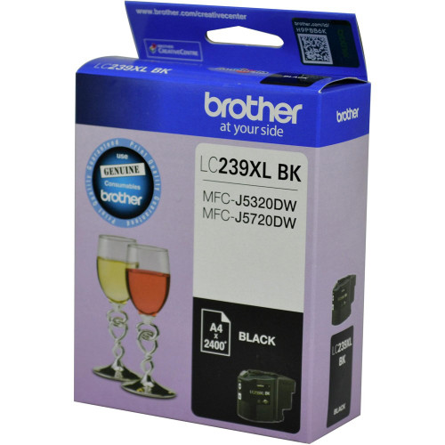 BROTHER LC-239XL ORIGINAL BLACK INK CARTRIDGE 2.4K Suits Brother MFC J5320DW / BROTHER MFC J5720DW