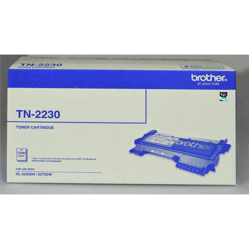 BROTHER TN-2230 ORIGINAL BLACK TONER CARTRIDGE 1.2K Suits HL2240D / 2250 / 2270