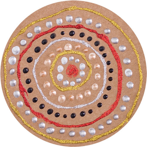 ZART CARD CARDBOARD CIRCLE Base 19cm Brown Pack of 30