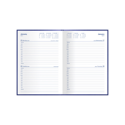 COLLINS KINGSGROVE SERIES DIARIES #281 A5 2 Days To Page 1Hr Appoint. 8am-8pm (Pre-Order Now for 2027) ** ETA 30/9/2026 **