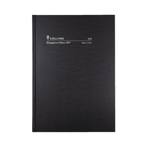 COLLINS KINGSGROVE DIARY A6 Black WTO (Pre-Order Now for 2027) ** ETA 30/9/2026 **