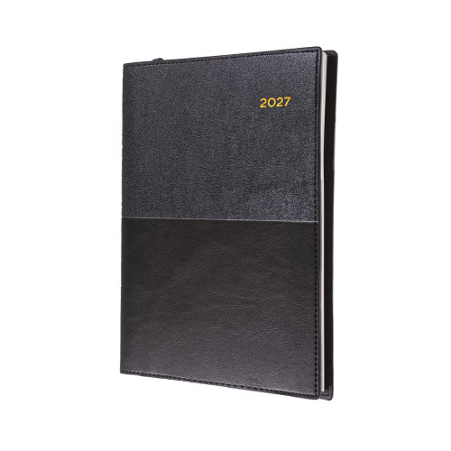 COLLINS VANESSA SERIES DIARIES A6 Week to View Black (Pre-Order Now for 2027) ** ETA 30/9/2026 **