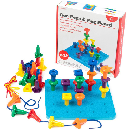 GEO PEGS AND PEG BOARD