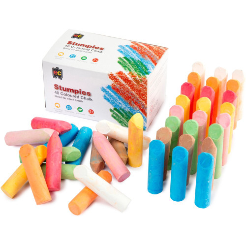 EC CHALK COLOURED Stumpies 57x140mm Bx40