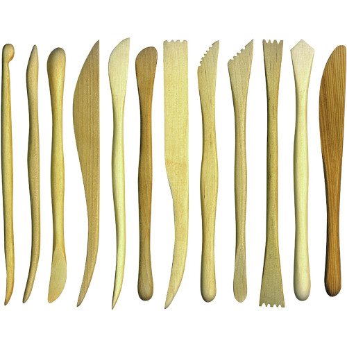 EC BOXWOOD CLAY TOOLS 20cm Set12