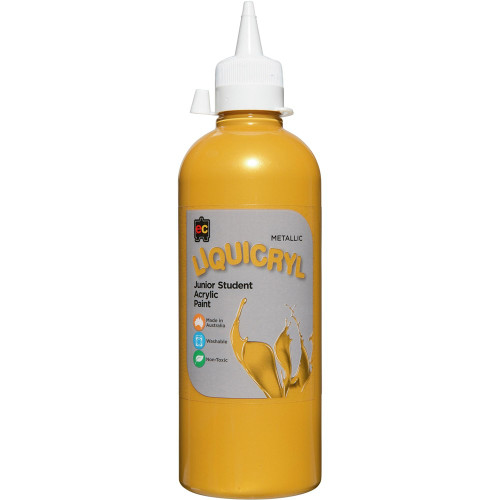 EC LIQUICRYL PAINT 500ml Metallic Gold