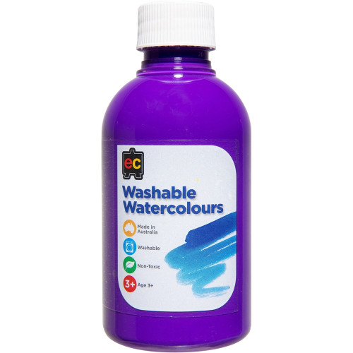 EC WASHABLE WATERCOLOUR PAINTS 250ml Lilac