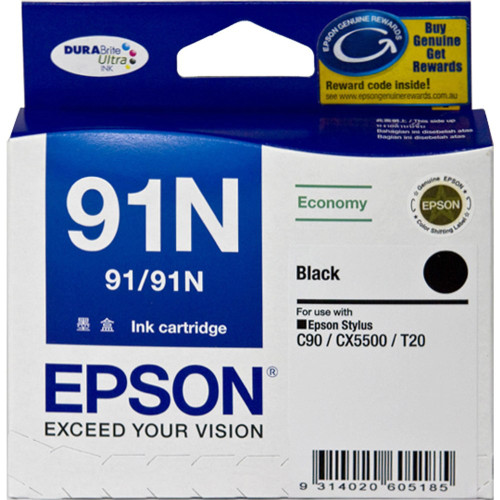 EPSON 91N INK CARTRIDGE BLACK T1071
