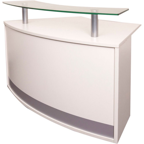 RAPIDLINE RECEPTION COUNTER Modular Glass Top Component W1339xD800xH935mm Modular Glass Top Component W1339xD800xH935mm