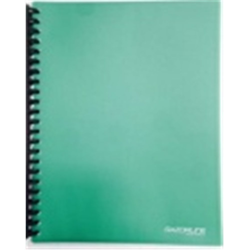 REFILLABLE DISPLAY BOOKS A4 20 Pocket Green 53933 53942