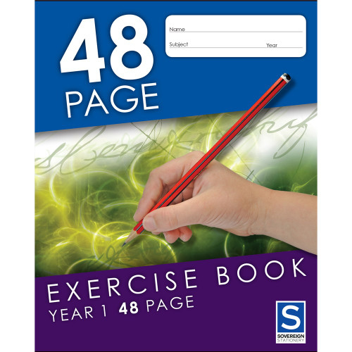 Sovereign 225x175 Exercise Books Year 1 Ruled 48pg