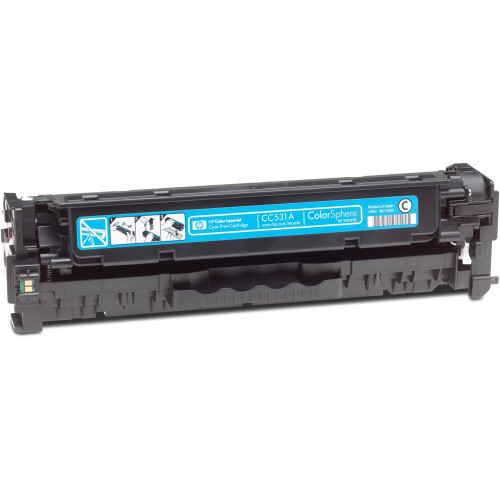 HP 304A CYAN ORIGINAL LASERJET TONER CARTRIDGE 2.8K (CC531A) Suits LaserJet CM2320 / CP2020