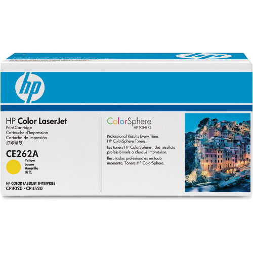 HP 648A YELLOW ORIGINAL LASERJET TONER CARTRIDGE (CE262A) 11K Suits LaserJet CP4025 / 4525