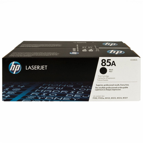 HP 85A TONER CARTRIDGE Black 1.6K Pages Twin Pack