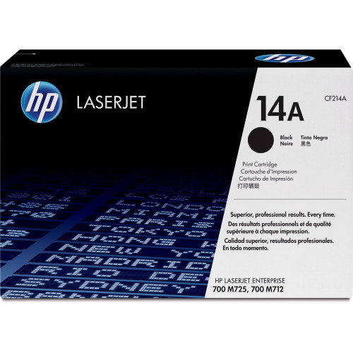 HP 14A BLACK ORIGINAL LASERJET TONER CARTRIDGE 10K (CF214A) Suits LaserJet 700 MFP / M725 MFP / M712