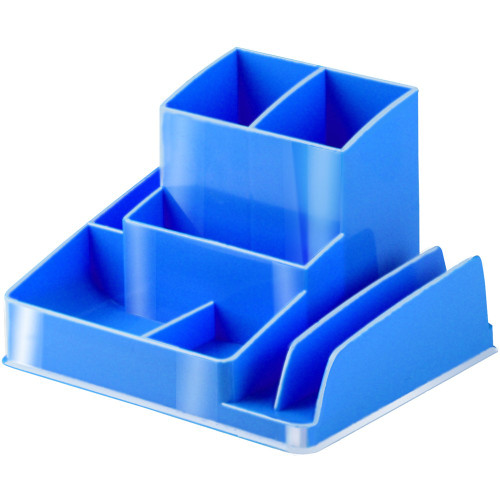 ITALPLAST Desk Organiser - Blueberry, Each
