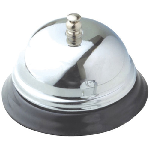 ITALPLAST Counter Bell - Chrome, Each
