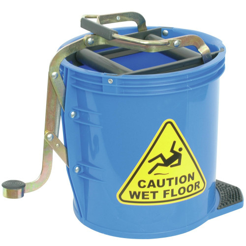 ITALPLAST Heavy Duty Mop Bucket 16 Litre - Blue, Each